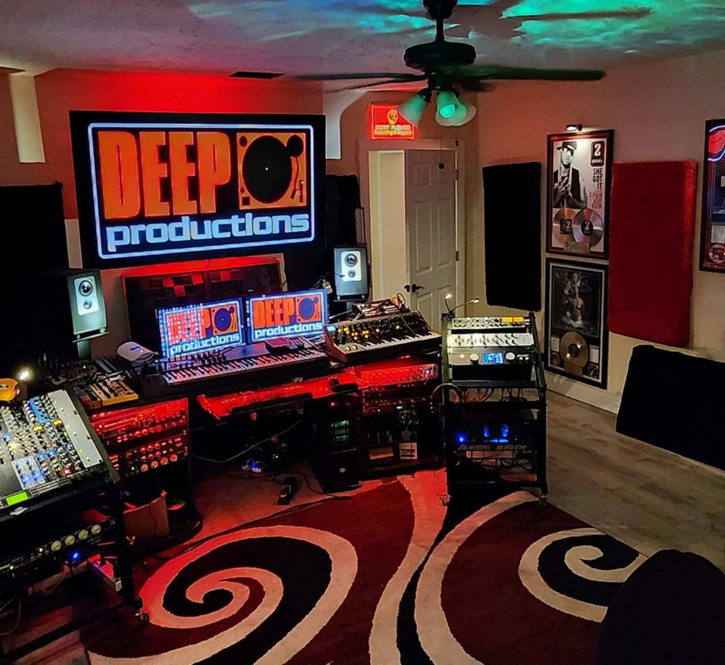 Deep Productions control room