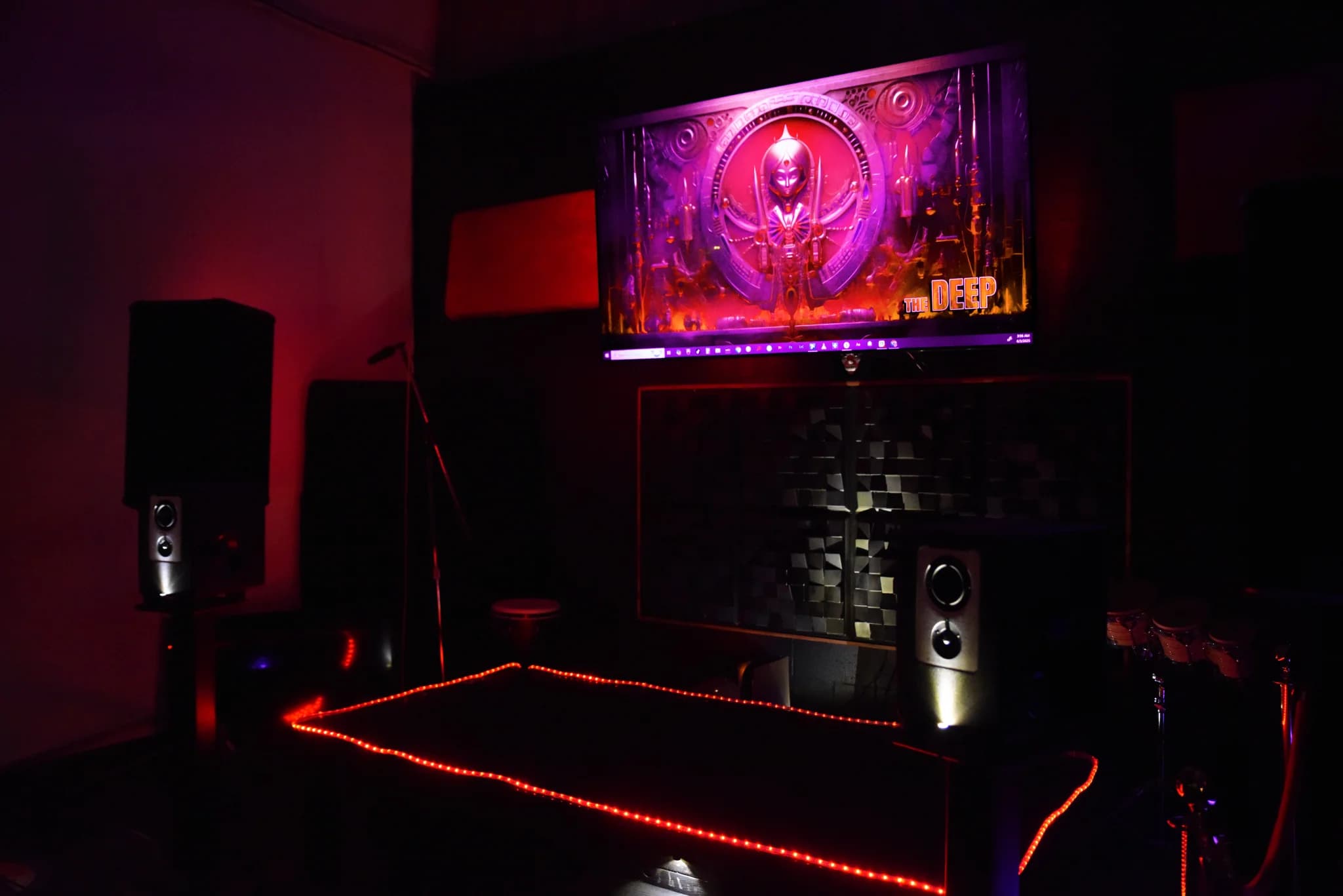 Deep Productions green screen music video stage